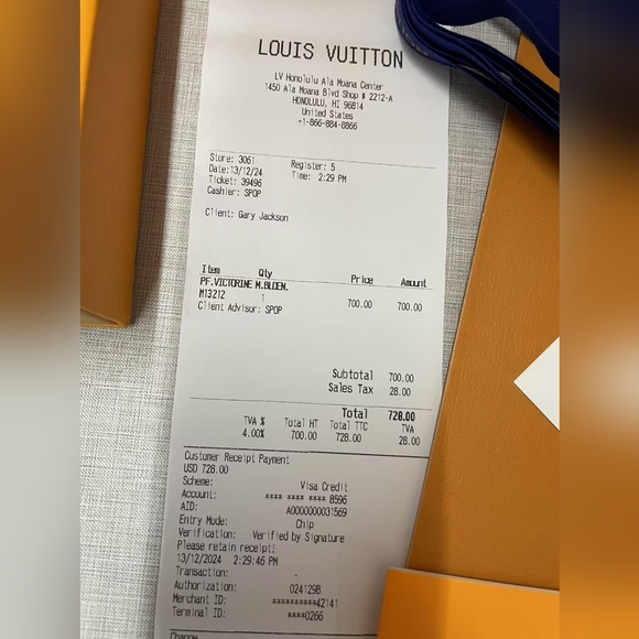 Louis Vuitton Victorine Wallet Denim Blue - Picture 15 of 15